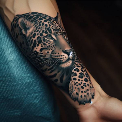 Jaguar Forearm Tattoo 1