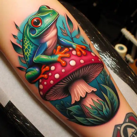 Japanese Frog Tattoo 1