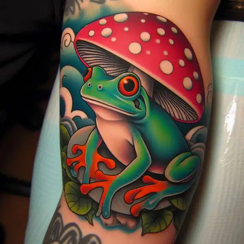 Japanese Frog Tattoo 2