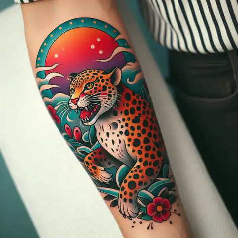 Japanese Jaguar Tattoo 1