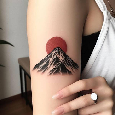 Japanese Mountain Tattoo 1