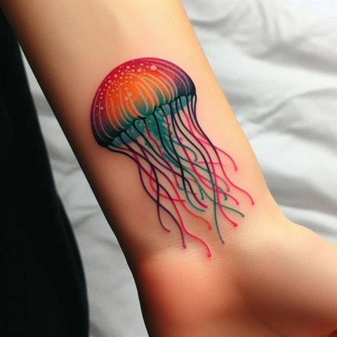 Jellyfish Tattoo on Wrist