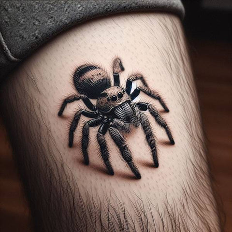 Jumping Spider Tattoo 2