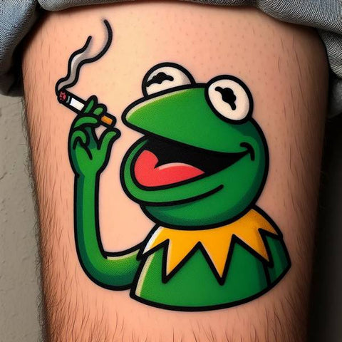 Kermit Frog Tattoo 3
