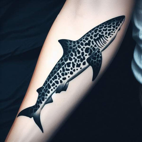 Leopard Shark Tattoo 1