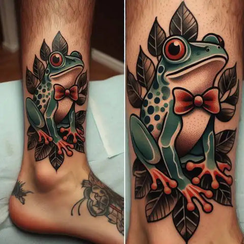 Lucky Frog Tattoo 1