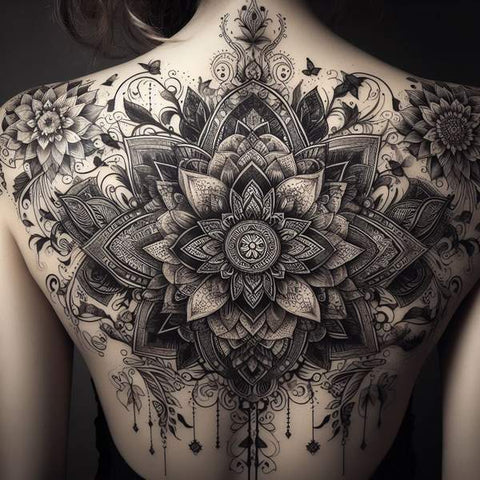 Mandala Back Tattoo