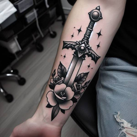 Master Sword Tattoo 1