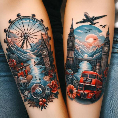 Matching Travel Tattoo 1