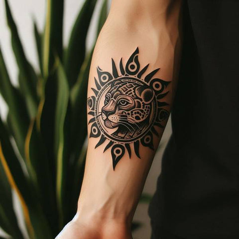 Mayan Jaguar Tattoo 2