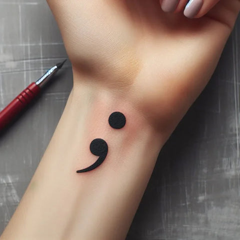 Meaning Behind Semicolon Tattoo