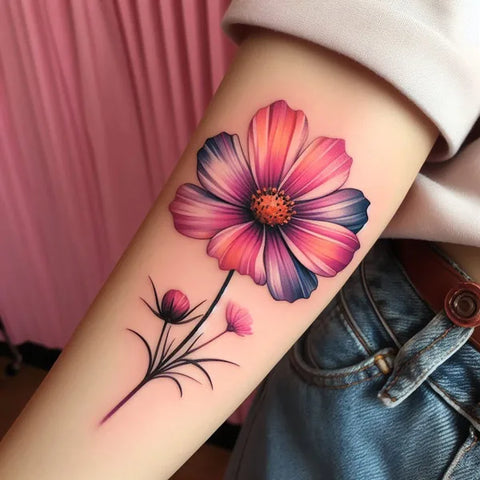 Meaning Of Cosmos Flower Tattoo