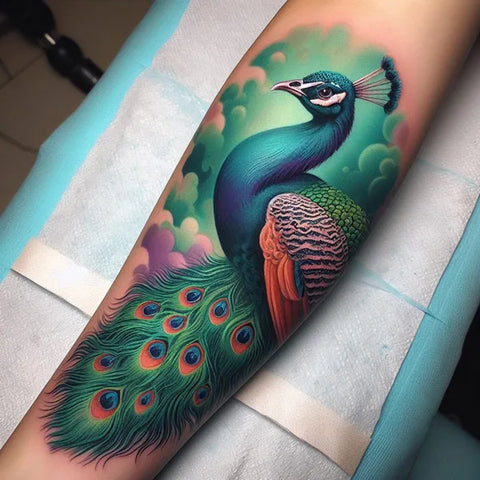 Meaning of peacock tattoo