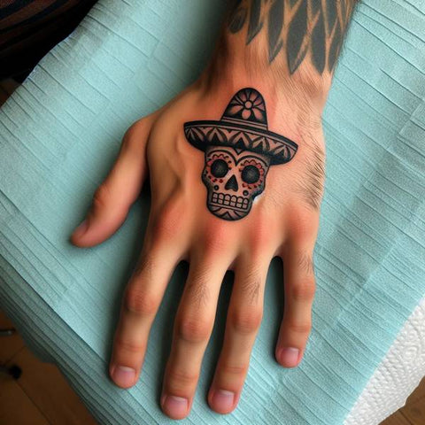 Mexican Hand Tattoo