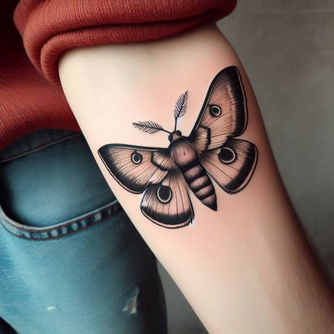 Moth Butterfly Tattoo 1