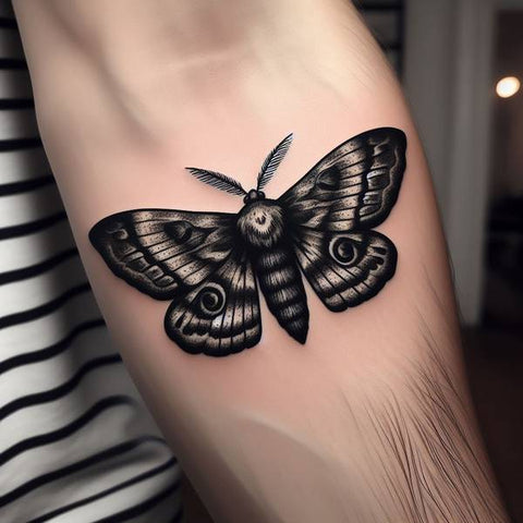 Moth Butterfly Tattoo 2