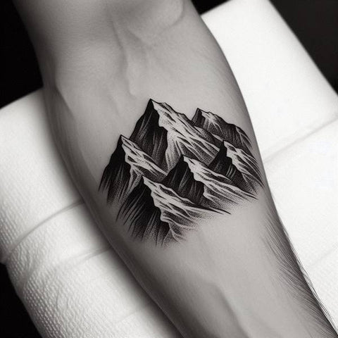 Mountain Range Tattoo