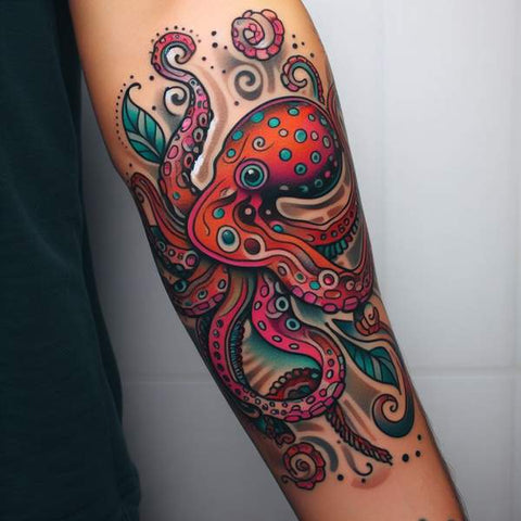 Octopus Forearm Tattoo 2