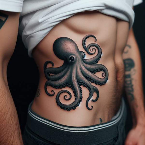 Octopus Rib Tattoo