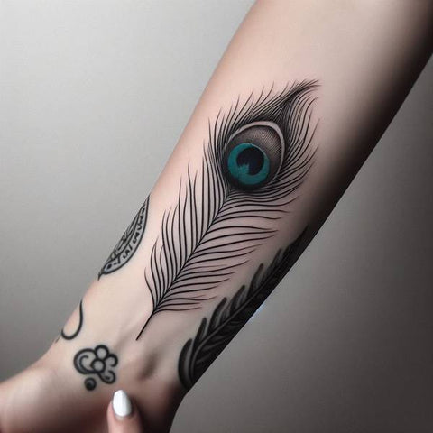 Peacock Feather Tattoo 1