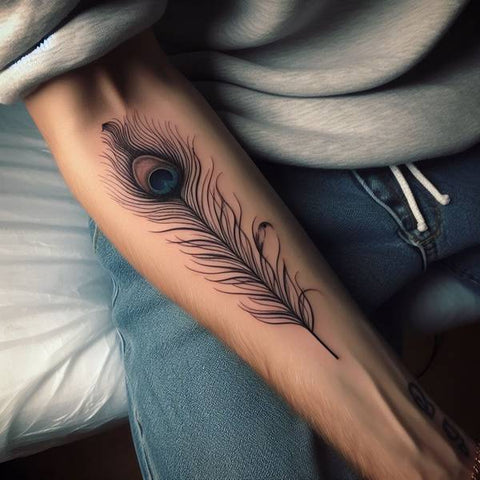 Peacock Feather Tattoo 2
