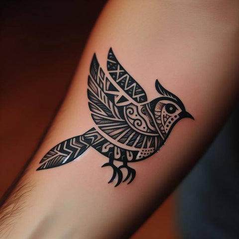 Polynesian Bird Tattoo 1