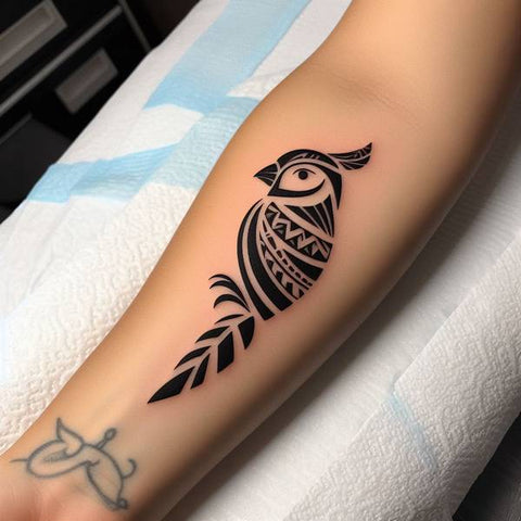 Polynesian Bird Tattoo 2