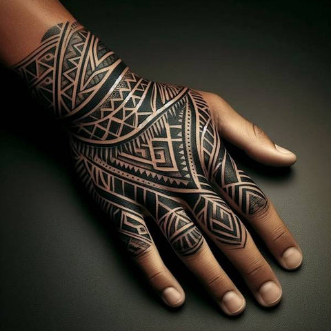 Polynesian Hand Tattoo 1