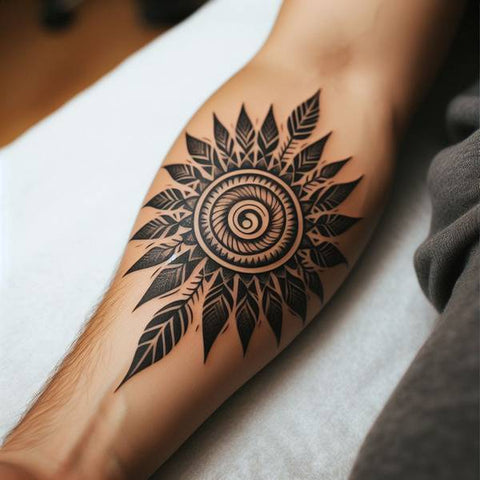 Polynesian Sun Tattoo 1