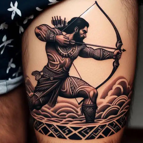 Polynesian Warrior Tattoo 1