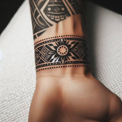 Polynesian Wrist Tattoo