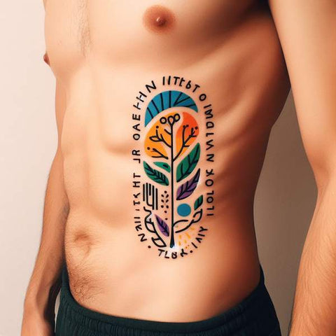 Stomach/ rib script Artist: @inkedbyimarea @imarea_rivera #tattoo  #tattooideas #tattoos #tattooscript #scripttattoo #scripture #tatted... |  Instagram