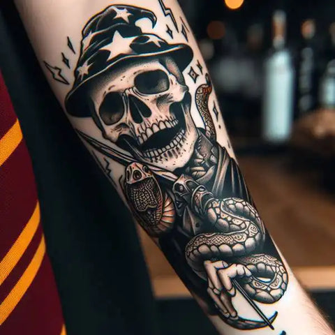 Realistic Death Eater Tattoo 1