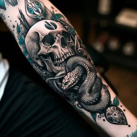Realistic Death Eater Tattoo 2