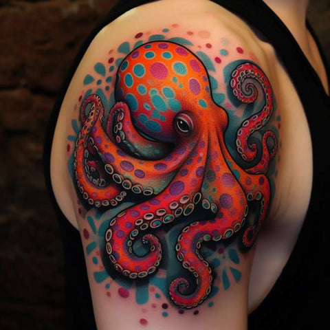 Tattoo uploaded by Tattoodo • Octopus tattoo by Harriet Heath #HarrietHeath  #octopustattoos #color #newtraditional #submarine #oceanlife #ocean #animal  #tentacles #bubbles #tattoooftheday • Tattoodo