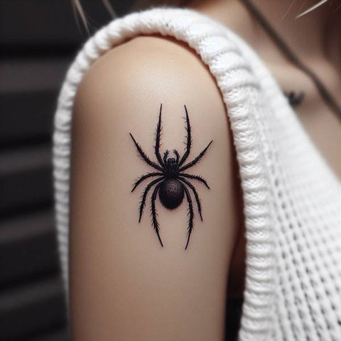 Realistic Spider Tattoo 1