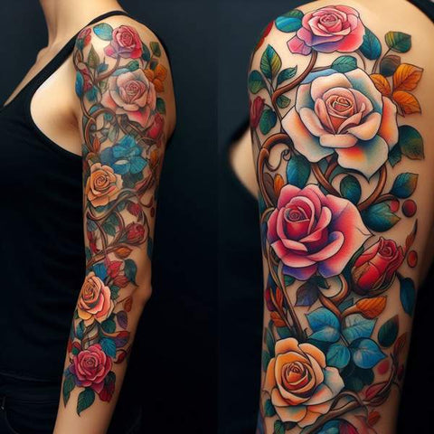 JASON LIU - Tattoo Design ~ [ roses ]