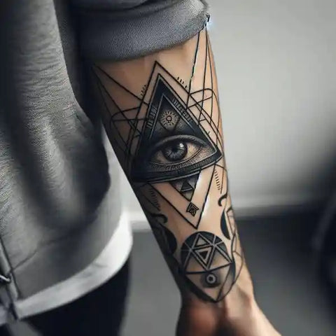 Sacred Geometry Forearm Tattoo 2