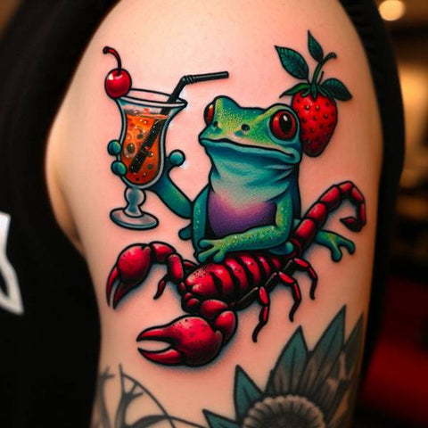 Scorpion And The Frog Tattoo 1