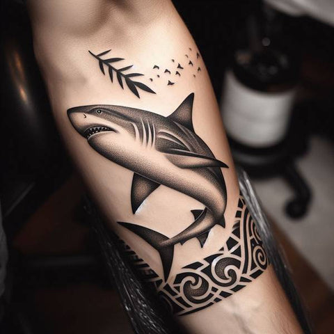 Shark Polynesian Tattoo 1