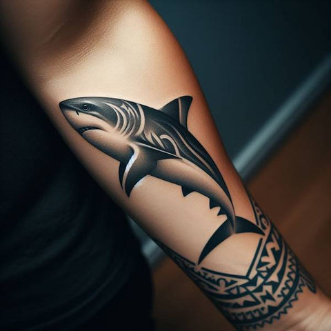 Shark Polynesian Tattoo 2