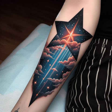 Shooting Star Tattoo 2