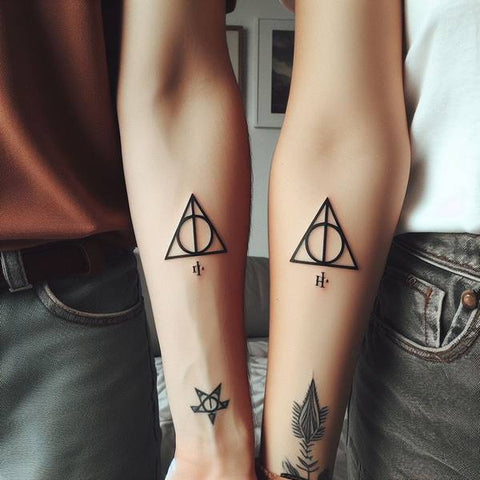 Sibling Harry Poter Tattoo