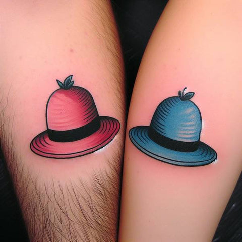 Sibling Hat Tattoo 2