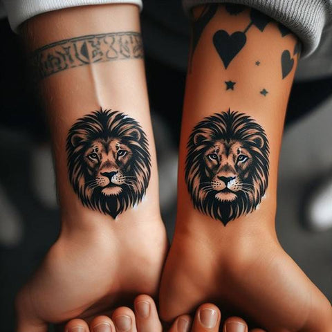 Siblings Lion Tattoo