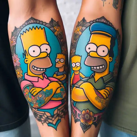 Siblings Simpsons Tattoo