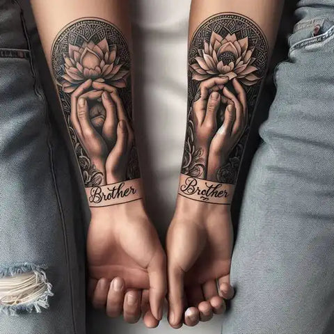 Siblings Traditional Tattoo