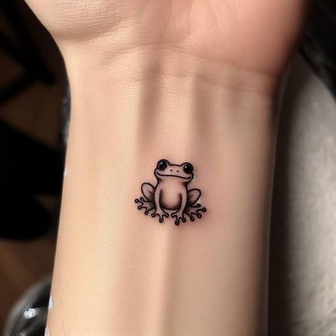 Simple Frog Tattoo 1