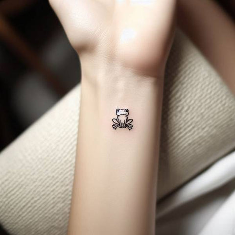 Simple Frog Tattoo 2