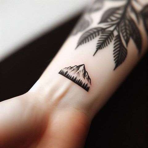 Simple Mountain Tattoo